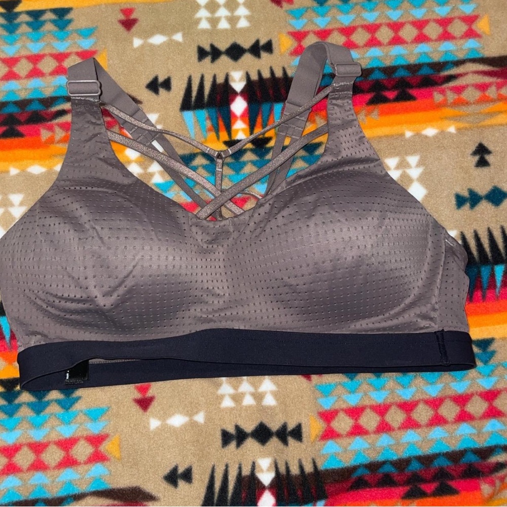 Victoria's Secret Gray Bra with Criss-Cross Straps